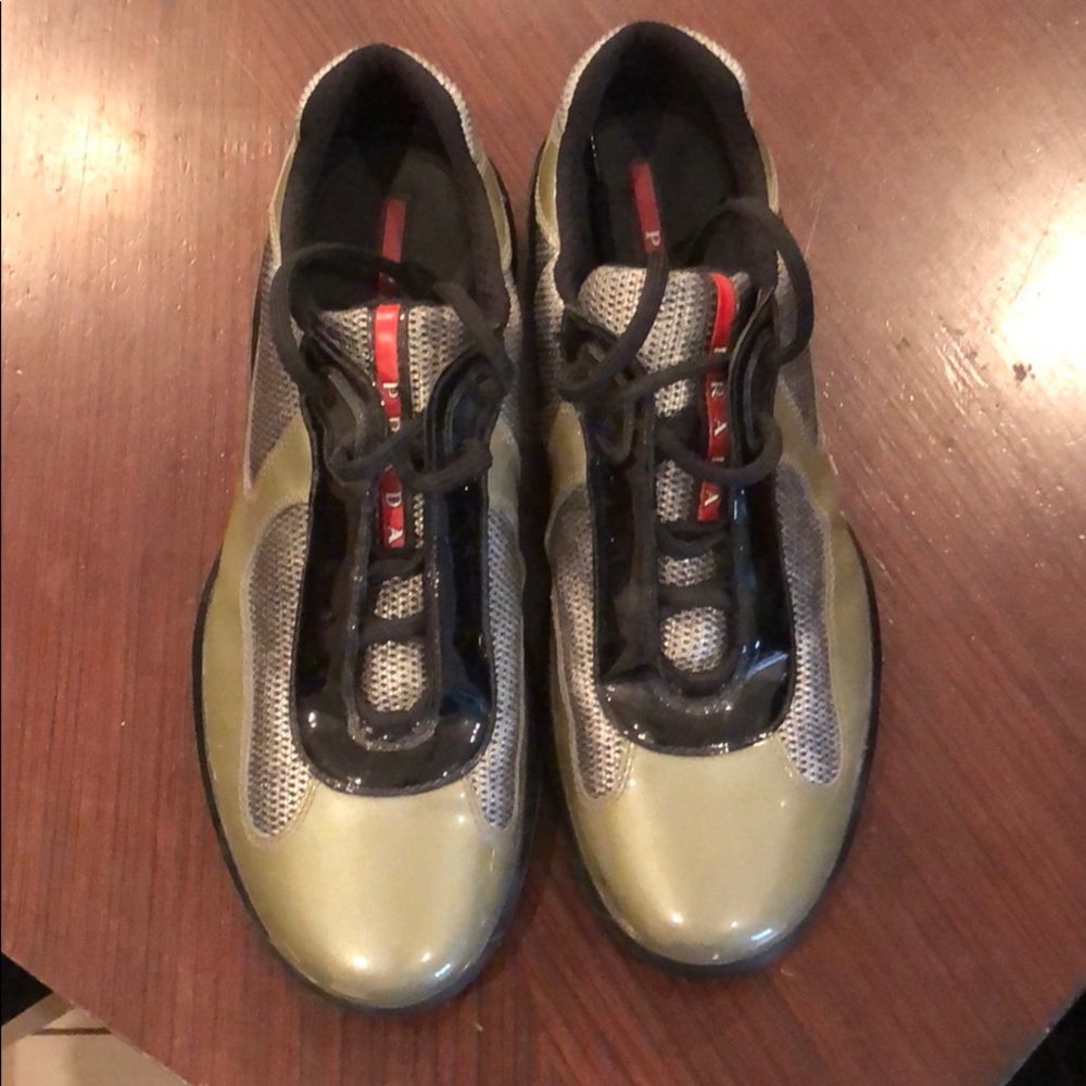 Used men’s Prada sneakers size 8 (European) 9.5 US